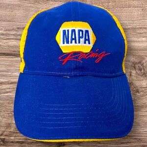 NAPA NASCAR Racing Outlaws Blue and Yellow Cap